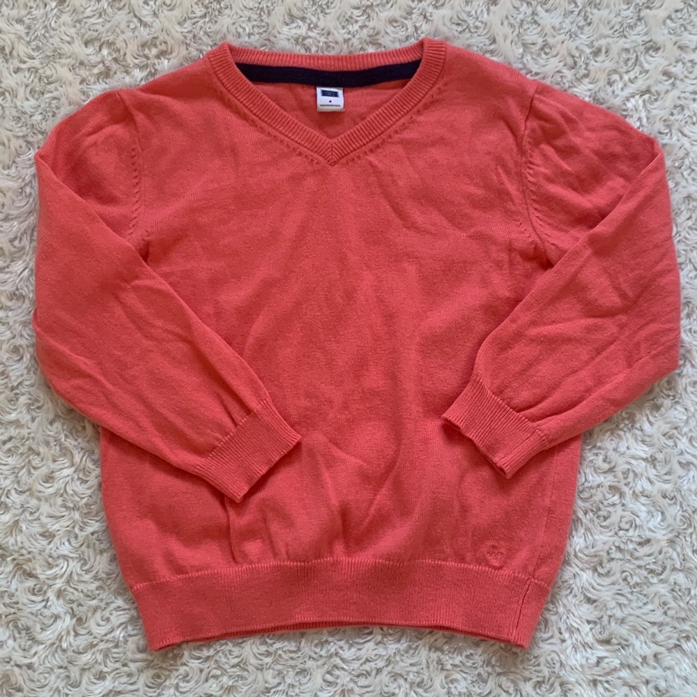 Janie and Jack vneck sweater boys 4t